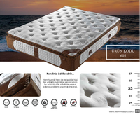 Matelas en mousse à mémoire de forme de haute qualité pour hôtel 5 étoiles avec housse amovible, antibactérien, hypoallergénique, pour chambre à coucher, maison, hôpital