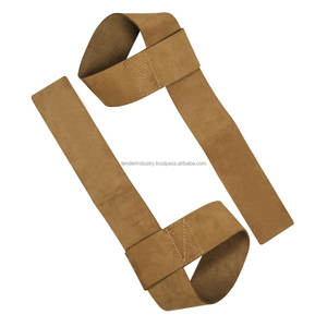 Sangles de poignet d'haltérophilie en cuir de vachette personnalisables - Product Image 1