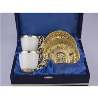 Ensembles de Tasses à Café Turc de 6 Style Ottoman Grec Anatolien Arabe, Service à Thé Tasses à Espresso en Cuivre, Lots Cadeaux Islamiques en Gros Amazon FBA