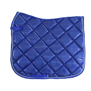 Almohadilla de malla antideslizante para silla de montar - Almohadilla transpirable de alta absorción de impactos para saltos, para entrenamiento profesional de equitación - Product Image 1