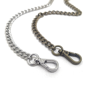 Accessoire de sac à main en cuir à bandoulière de haute qualité 113cm avec mousqueton pour chien solide chaîne en métal pièces et accessoires de sac spécial - Product Image 3