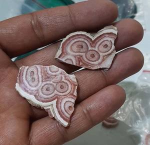 Rhodochrosite ธรรมชาติ Cabochon Slice อัญมณี - Product Image 4