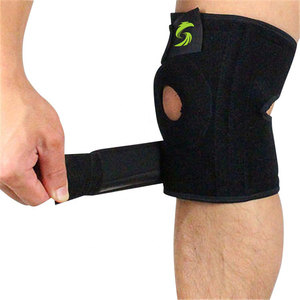 Meilleur manchon de genou à compression élastique pour hommes et femmes Support de genou en nylon avec logo personnalisé pour le levage de puissance - Product Image 5