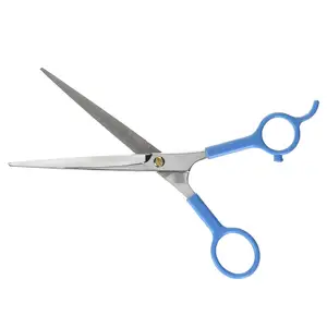 A+Quality Hot Selling Heavy Duty Pet Grooming Scissors For Sale / Stainless Steel Dog Grooming Scissors With Safety Round Tips