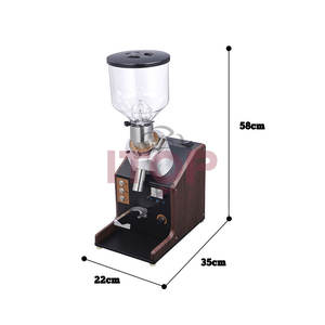 Moulin à <span class=keywords><strong>café</strong></span> pour expresso électrique commerciale, meilleure machine facile à nettoyer, bavette de 74mm, cuisine Antique, capacité de tondeuse de grains 1,5 l - Product Image 5