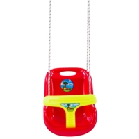 Balançoire pour bébé en plastique avec longue corde, pince en acier, ceinture de sécurité, design moderne, mobilier d'extérieur, utilisation intérieure, jouets simples et amusants, OEM, jardin, parc