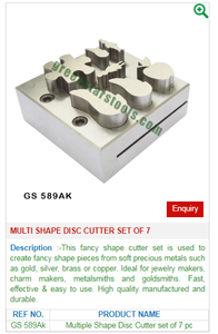 หลายรูปร่างแผ่นตัดชุดของ7เครื่องมือทำเครื่องประดับ-เครื่องมือเครื่องประดับ - Product Image 2