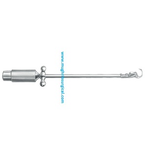 Porte-aiguille jeune en acier inoxydable de haute qualité avec aiguille Fig.1 25cm Fabricant et exportateur d'instruments chirurgicaux - Product Image 2