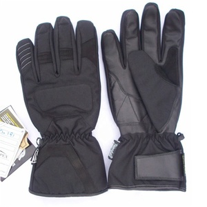 Robertson Genuine Leather Motocross <b>Gloves</b> Highway Auto Motorcycle Racing Sports Black Waterproof White Long <b>UK</b> Adjustable Hook - Product Image 1