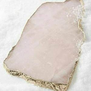 Plateau d'agate d'approvisionnement d'usine et caboteur pierre précieuse rose artisanat en pierre semi-précieuse utilisation polyvalente disponible au prix de gros - Product Image 2