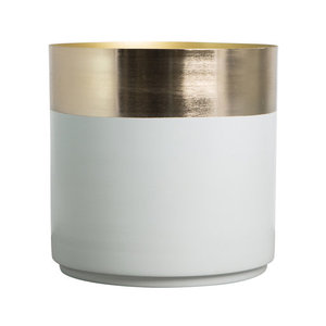Macetero de metal dorado de pie para flores secas, macetas y decoración del hogar y jardín, ¡gran oferta! - Product Image 1