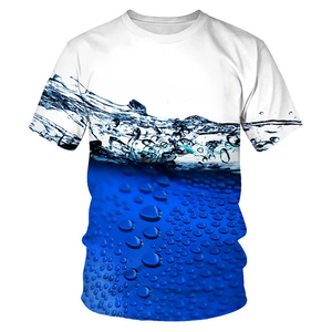 Fully Sublimation Men T <b>Shirt</b> V Neck Half Sleeve Polyester Made T <b>Shirt</b> Custom Sublimation Transfer Printing Custom logo Heat - Product Image 2