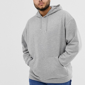 Sweats à capuche surdimensionnés Vente en gros Bonne qualité Sweats à capuche en molleton de coton uni en vrac - Product Image 1