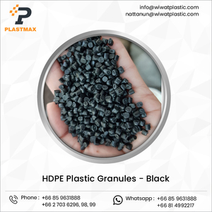 Injection Grade HDPE <b>Plastic</b> Raw Materials Huge Demand Black Color HDPE Injection Black <b>Plastic</b> Granules - Product Image 5