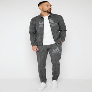 Sudadera con capucha Nikdas Black Paint Tracksuit con logo personalizado para la temporada de primavera, pantalones deportivos transpirables de poliéster/algodón, talla grande. - Product Image 1