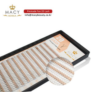 Newcome — extension de cils poly de qualité coréenne, faux cils 2D, grand ventilateur, fait à la main - Product Image 4