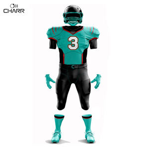 ชุดอเมริกันฟุตบอลของแท้สำหรับวิทยาลัยขนาดพิเศษระบายอากาศได้ดีมีลายพิมพ์แขนสั้น - Product Image 2