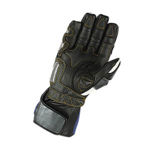 Guantes deportivos de cuero genuino para motocicleta - Product Image 5
