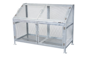 Contenedores de jaula de basura rectangulares de tamaño grande mediano Material de acero Flexible Ecológico Estilo japonés Uso al aire libre Durable Varios tamaños - Product Image 4