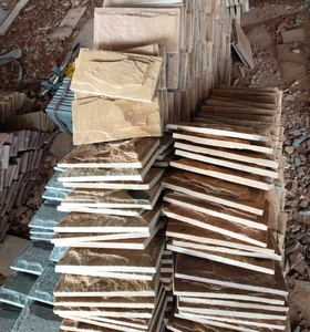 Carreaux de grès, 20 pièces, jaune, brut - Product Image 3