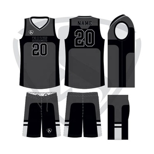 Vente en gros d'uniformes de basket-ball originaux à séchage rapide, kit personnalisé, maillots respirants par sublimation à porter - Product Image 2