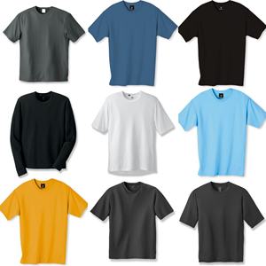 T-shirt à col rond pour hommes, solide, vierge, tricoté, avec étiquette personnalisée, bonne qualité, fabricant à prix compétitif - Product Image 1