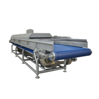 Industriële Fruit En Groenten Luchtgaas Bolt Transportband Ontwatering Afvoermachine Groente Dehydrator Droger