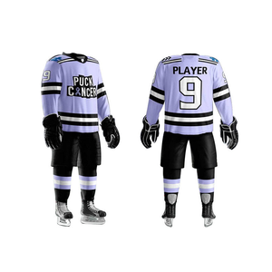 Uniforme de Hockey sur glace, lot de Sublimation 100% en Polyester avec Design et Logo, couleur personnalisée, offre spéciale, expédition rapide - Product Image 4