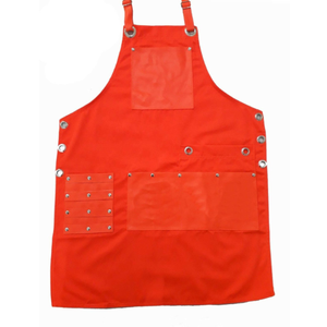 Delantal rojo para salón de peluquería, nuevo delantal, capa, herramienta, bolsillos de almacenamiento, regalo para hombres - Product Image 1