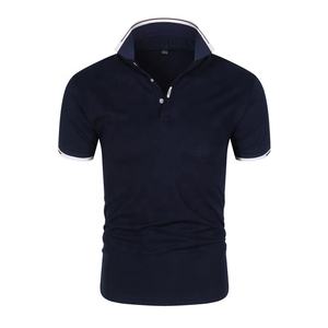 Camiseta básica con logotipo bordado para hombre, Polo clásico con cuello vuelto, barata, venta al por mayor - Product Image 5