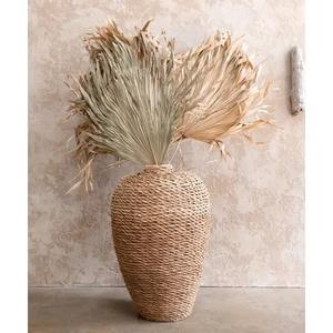 Jarrón Decorativo de Mimbre de Hierba Marina de Alta Calidad, Tejido a Mano, Proveedor de Vietnam, Nuevo Diseño, Florero - Product Image 4