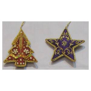 Christmas Hanging Ornament Star & Tree Shape - Product Image 1
