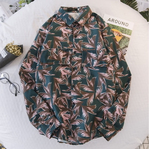 Chemise de plage en Polyester, avec boutons sur le devant, imprimé personnalisé, pour hommes, nouveau - Product Image 4