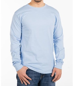 Hot Sell Most Comfortable 100% Cotton Summer Season Custom <b>Hip</b> Hop O-Neck Printed Breathable Long Sleeve T Shirt - Product Image 1