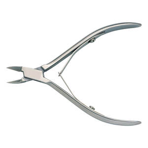 Alta calidad 4,5 pulgadas acero al carbono doble resorte cortador de uñas recto estrecho herramienta de cuidado de uñas para dedos - Product Image 6