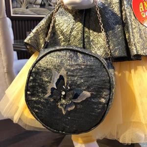 Vestido de Princesa Hao para Niña, Formal, de Satén, Hasta la Rodilla, con Encaje Floral, para Fiesta de Cumpleaños o Boda - Product Image 5