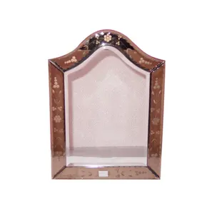 Pink Glass Mirror Antique Venetian Mirror fashionable trending design new customized shaped