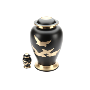 Urnas de cremación de metal de diseño premium y acabado, urnas para cenizas humanas sólidas hechas a mano para adultos, suministros funerarios a precio mayorista - Product Image 5