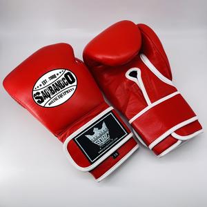 Gants de boxe SAQIB&CO en cuir de vache véritable de haute qualité à prix avantageux, pour l'entraînement de boxe et de Muay Thai, tailles 8oz-16oz, UV - Product Image 2