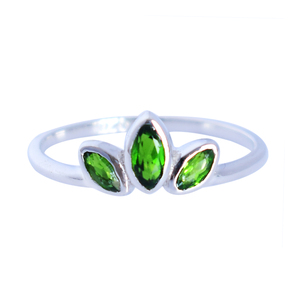 Pur solide 925 argent noir Rhodium bague à la mode pierres précieuses Designer Marquise Design grenat bijoux fins pour les femmes - Product Image 2