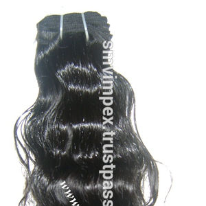 Sin desprendimiento y sin enredos Remy cutícula alainged Tejido de cabello crudo. Tejido de cabello humano ondulado de templo indio virgen. - Product Image 6