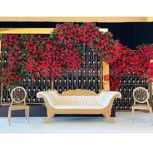 แกรนด์เวทีแต่งงานเทียนฉากหลังผนังอินเดียแผนกต้อนรับเวทีฉากหลังเทียนผนังรอยัลแต่งงานเวทีเทียนฉากหลัง - Product Image 1