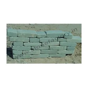 批量灰色滚滚砂岩校准砖制造商和供应商形式印度