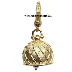 Campanas de Navidad chapadas en oro de forma redonda de Metal de latón estilo elegante hecho a mano Venta caliente campana de Navidad de la más alta calidad - Product Image 3