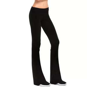 Pantalon de gymnastique coupe/couture exclusif à taille haute pour femmes du Bangladesh Style décontracté - Product Image 4