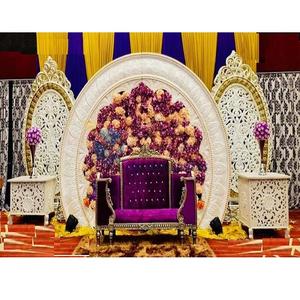 ฉากหลังงานแต่งงานสไตล์ไนจีเรียทันสมัย โครงสร้างแบบพกพา แผงตกแต่งงานเลี้ยงรับรอง ดีไซน์ลวดลายไฟเบอร์ทันสมัย ของตกแต่งงานแต่งงาน ของตกแต่งงานอีเว้นท์จากสหรัฐอเมริกา - Product Image 1