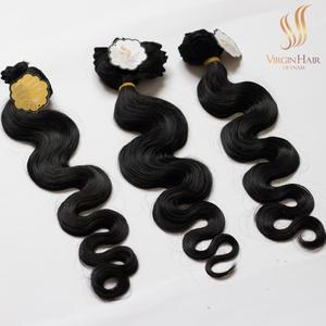VENTE CHAUDE Cheveux Remy Body Wave en gros Couleur naturelle 100% cheveux vierges vietnamiens Super Double Drawn - Product Image 1
