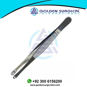 Meilleure qualité allemande en acier inoxydable personnalisé pinces à tissus Russ modèle 200mm en vrac pince à épiler dissection Instruments fournisseur - Product Image 4