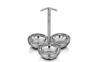 ชุดชามใส่เครื่องปรุงรสสแตนเลสพร้อมหูจับ ยี่ห้อคิง อินเตอร์เนชั่นแนล แพ็ค 3 ชิ้น - Product Image 2