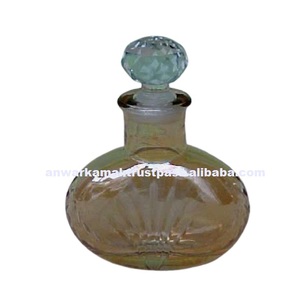 Flacons de parfum vides en verre de 50 ml de couleur irisée violette avec bouchon à poussoir - Product Image 6